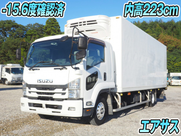 いすゞフォワード冷凍バン中型TKG-FRR90T2年式H28