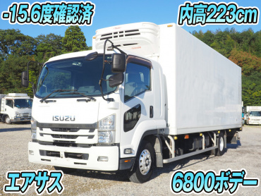 いすゞフォワード冷凍バン中型TKG-FRR90T2年式H28