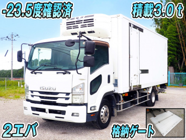 いすゞフォワード冷凍バン中型TKG-FRR90S2年式H28