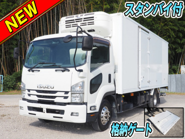 いすゞフォワード冷凍バン中型TKG-FRR90S2年式H28